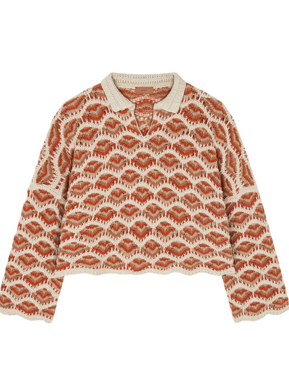 Affordable Alanui Mahal Women jumper Hawa polo crochet-knit 0404